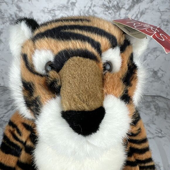 Tickles The Bengal Tiger Russ Berrie 16" Weighted Stuffed Animal Plush Vintage - Picture 2 of 12